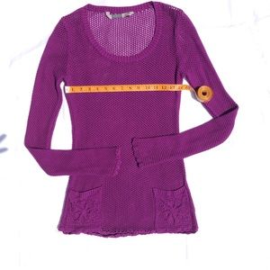 Athleta Meshed sweater